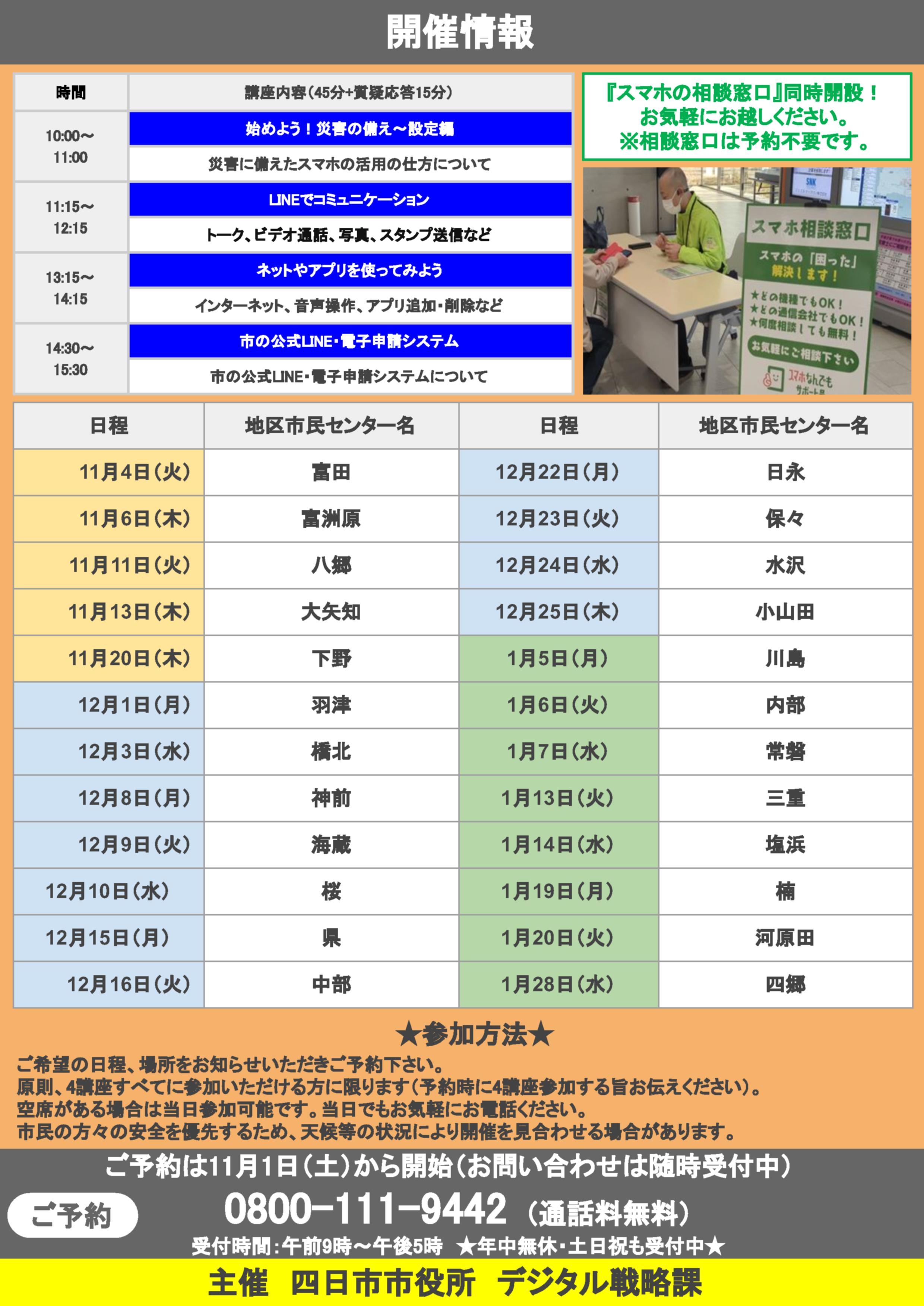 スマホサポート人材育成事業チラシ（裏面）