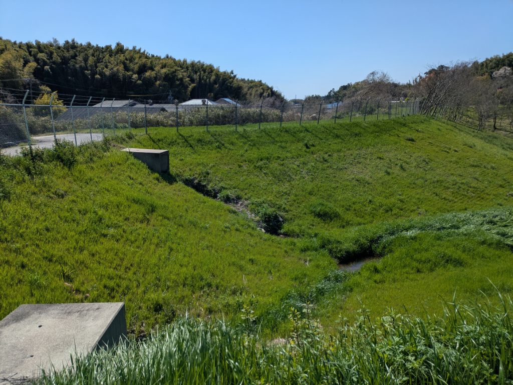 現在の調整池の状況
